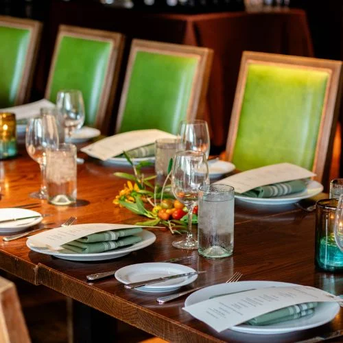 The Mill Room at Boar’s Head Resort Thanksgiving Dinner in Charlottesville VA