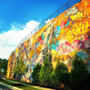Graffiti Gallery in Charlottesville