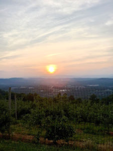 Sunrise over Charlottesville