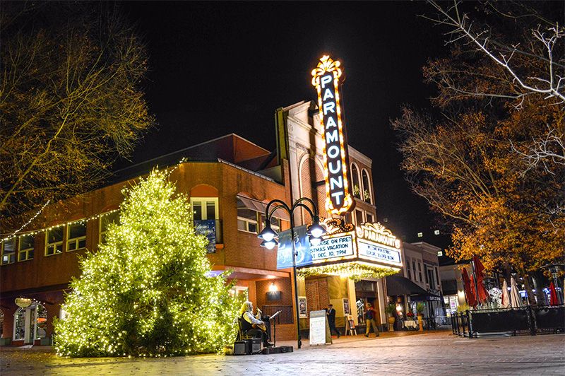 Holiday at the Paramount Theater in Charlottesville